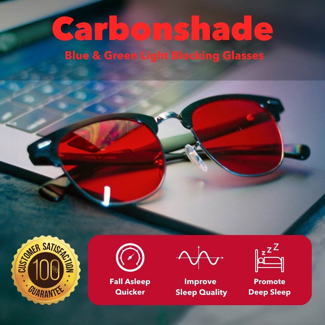Carbonshades: Blue & Green Light Blocking Glasses - Chroma