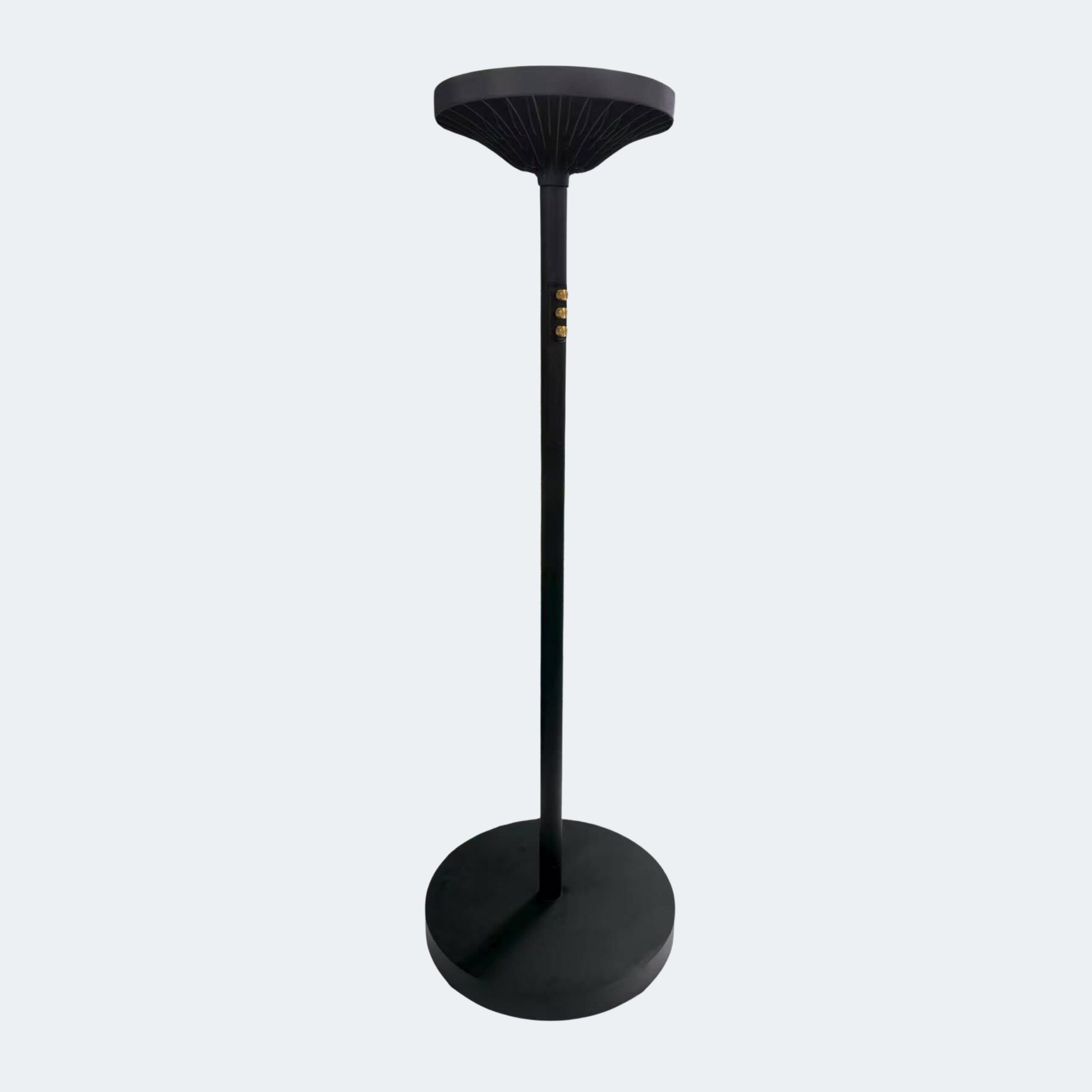 Chroma Skylight black floor lamp on a white background front facing