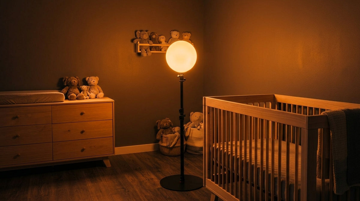 The light you flip on at 2AM is telling your baby to wake up.