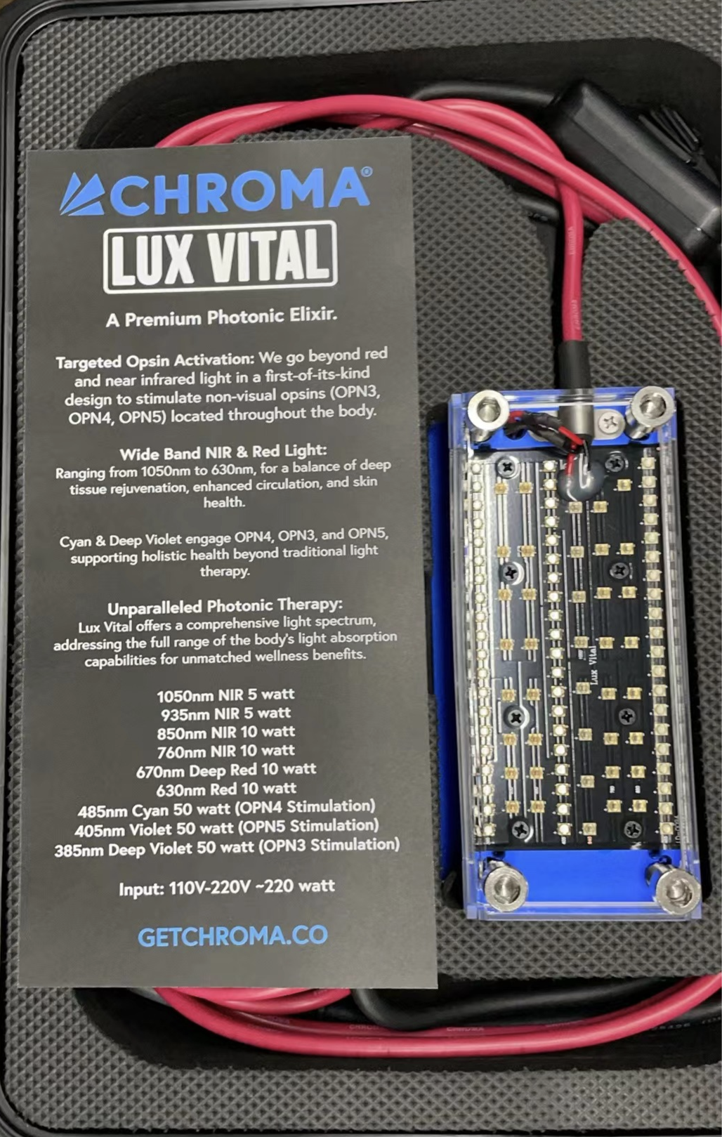 Lux Vital: Opsin Activation + RLT (PRE-ORDER, Ships MAY)
